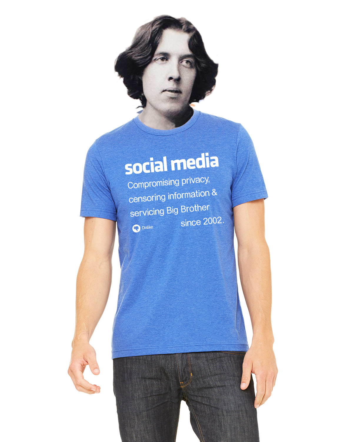 Royal Blue Heathered - Front