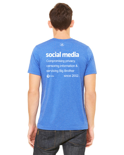 Royal Blue Heathered - Back