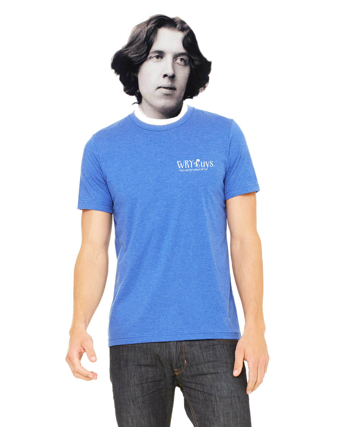 Royal Blue Heathered - Back